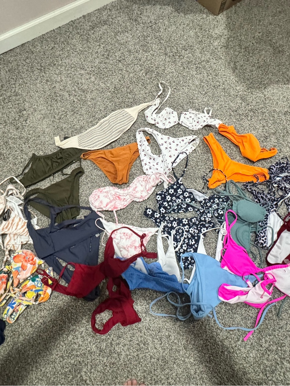 Lot Of 16 Bikinis Sz XS SMALL